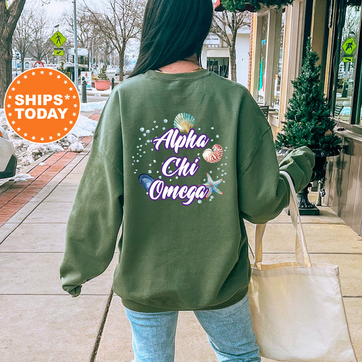 a woman walking down a sidewalk carrying a shopping bag