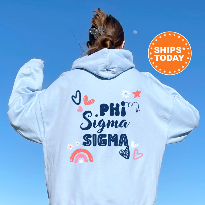 a woman with her back to the camera wearing a white hoodie