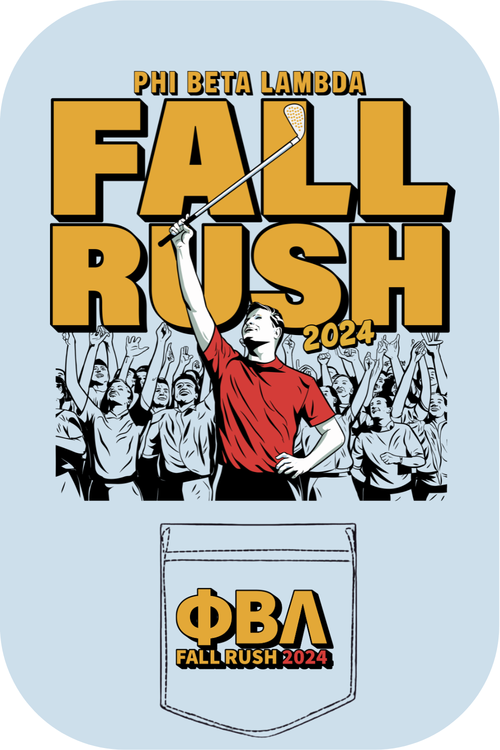 Custom Phi Beta Lambda Fall Rush – Kite and Crest