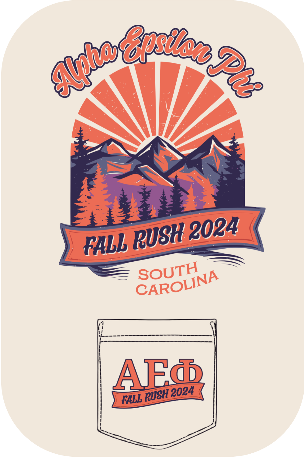 Custom Alpha Epsilon Pi Fall Rush – Kite and Crest