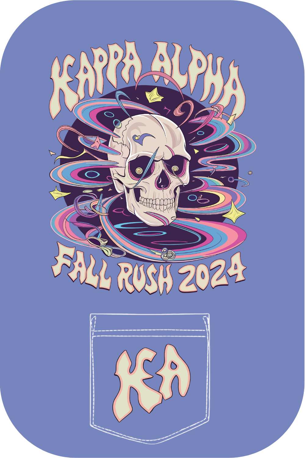 Custom Kappa Alpha Fall Rush – Kite and Crest