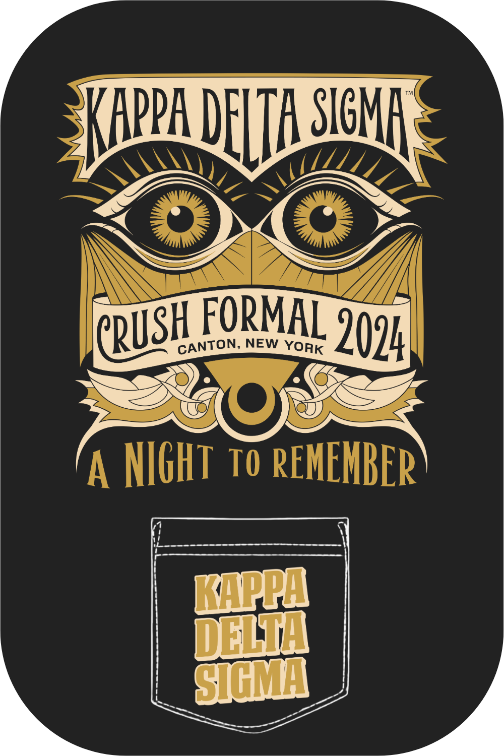 Custom Kappa Delta Sigma A Night To Remember – Kite and Crest