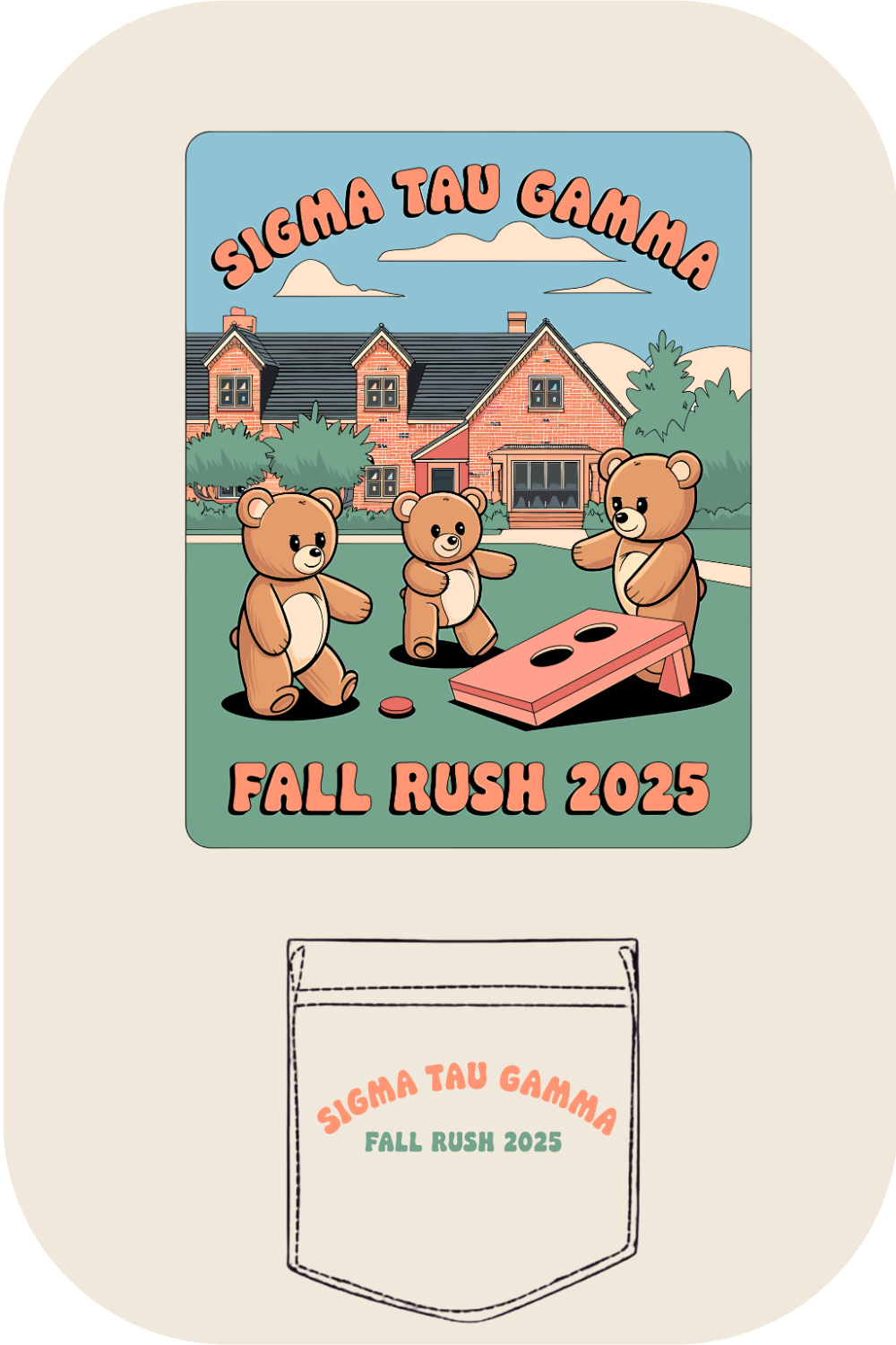Custom Sigma Tau Gamma Fall Rush – Kite and Crest