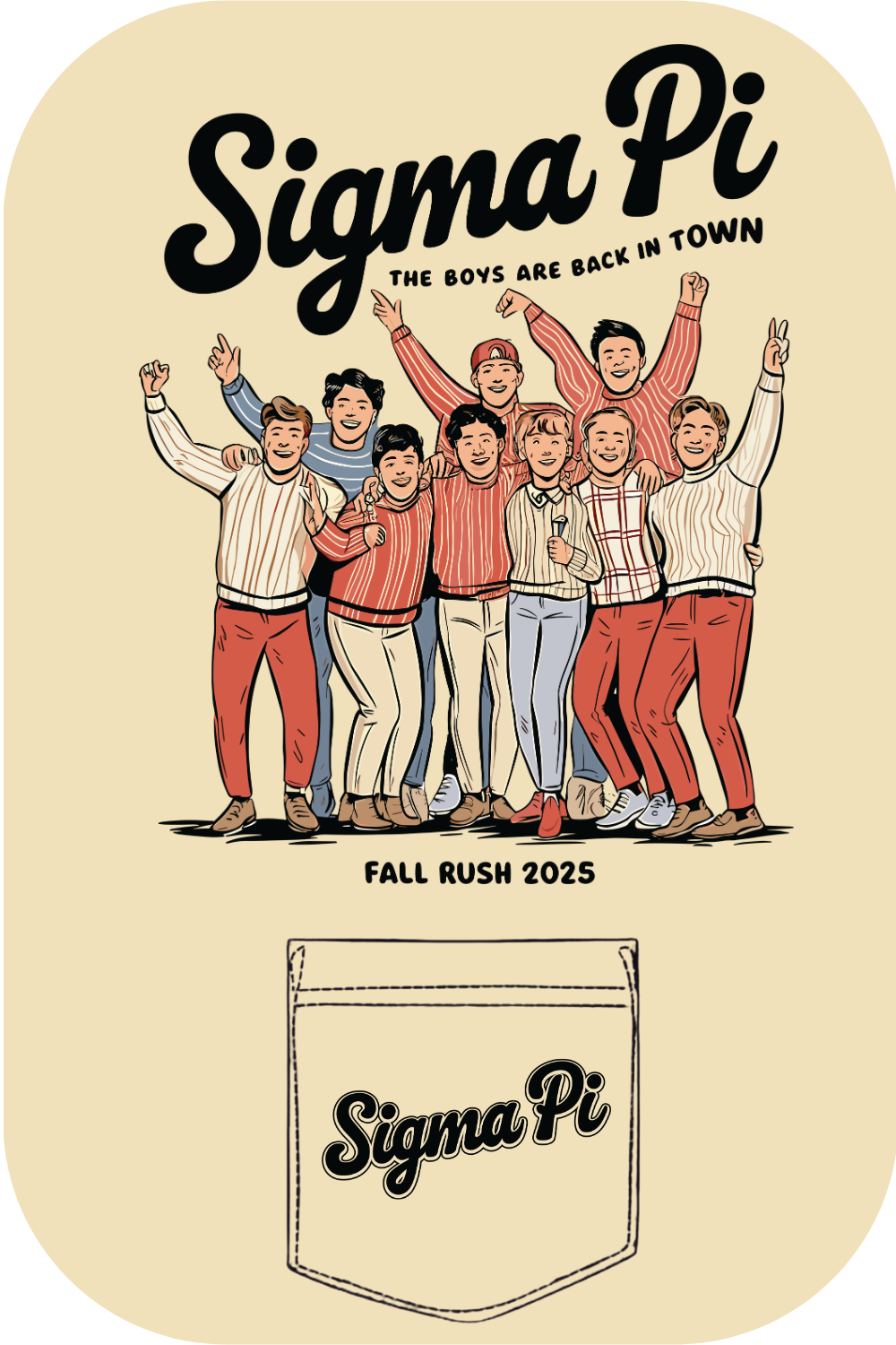 Custom Sigma Pi Fall Rush – Kite and Crest