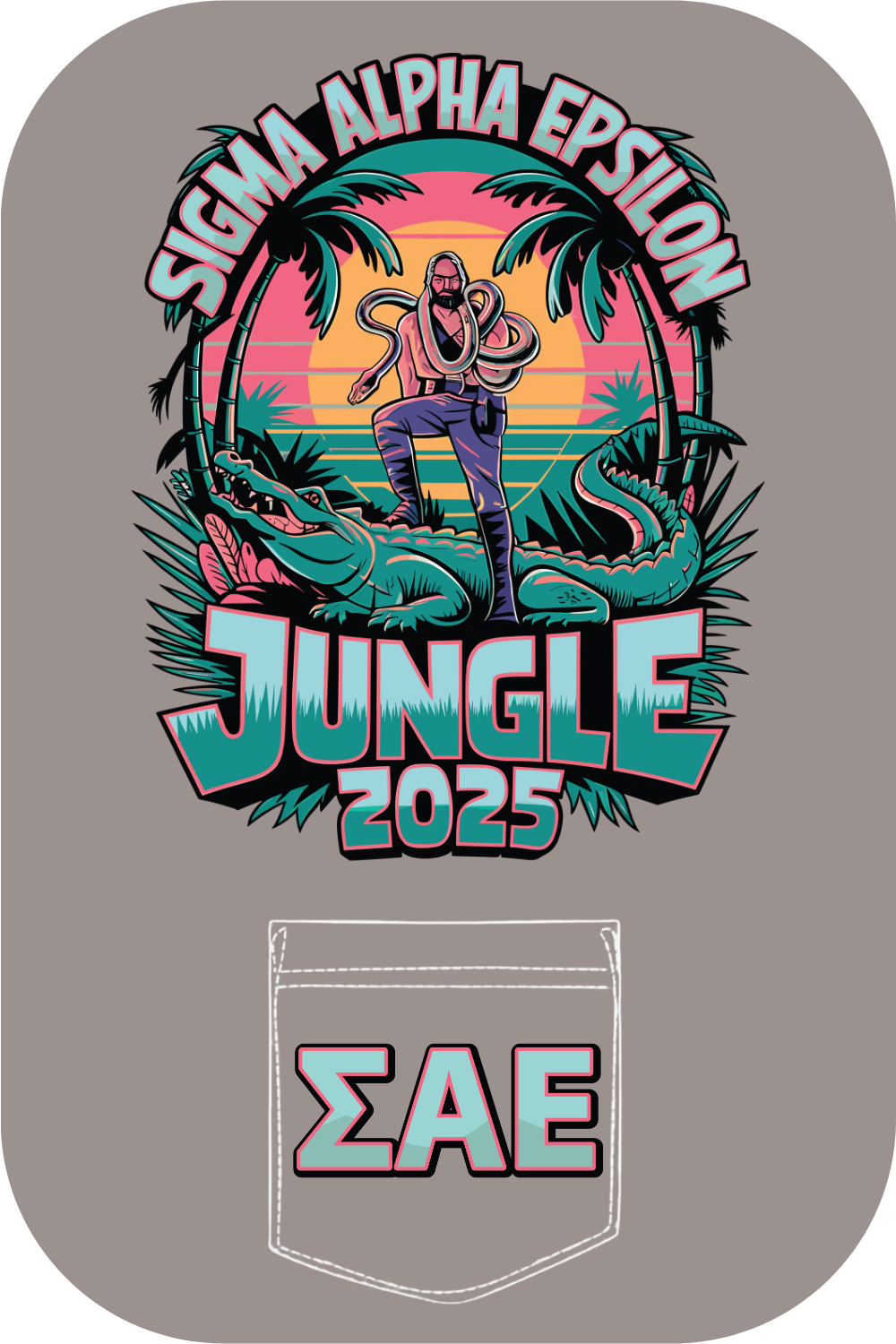 Custom Sigma Alpha Epsilon Jungle