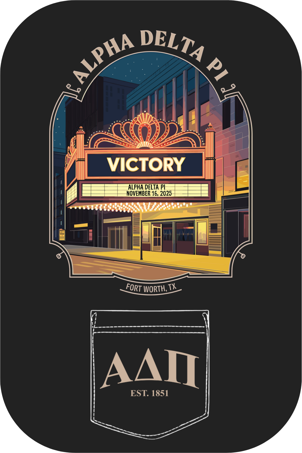 Custom Alpha Delta Pi Victory