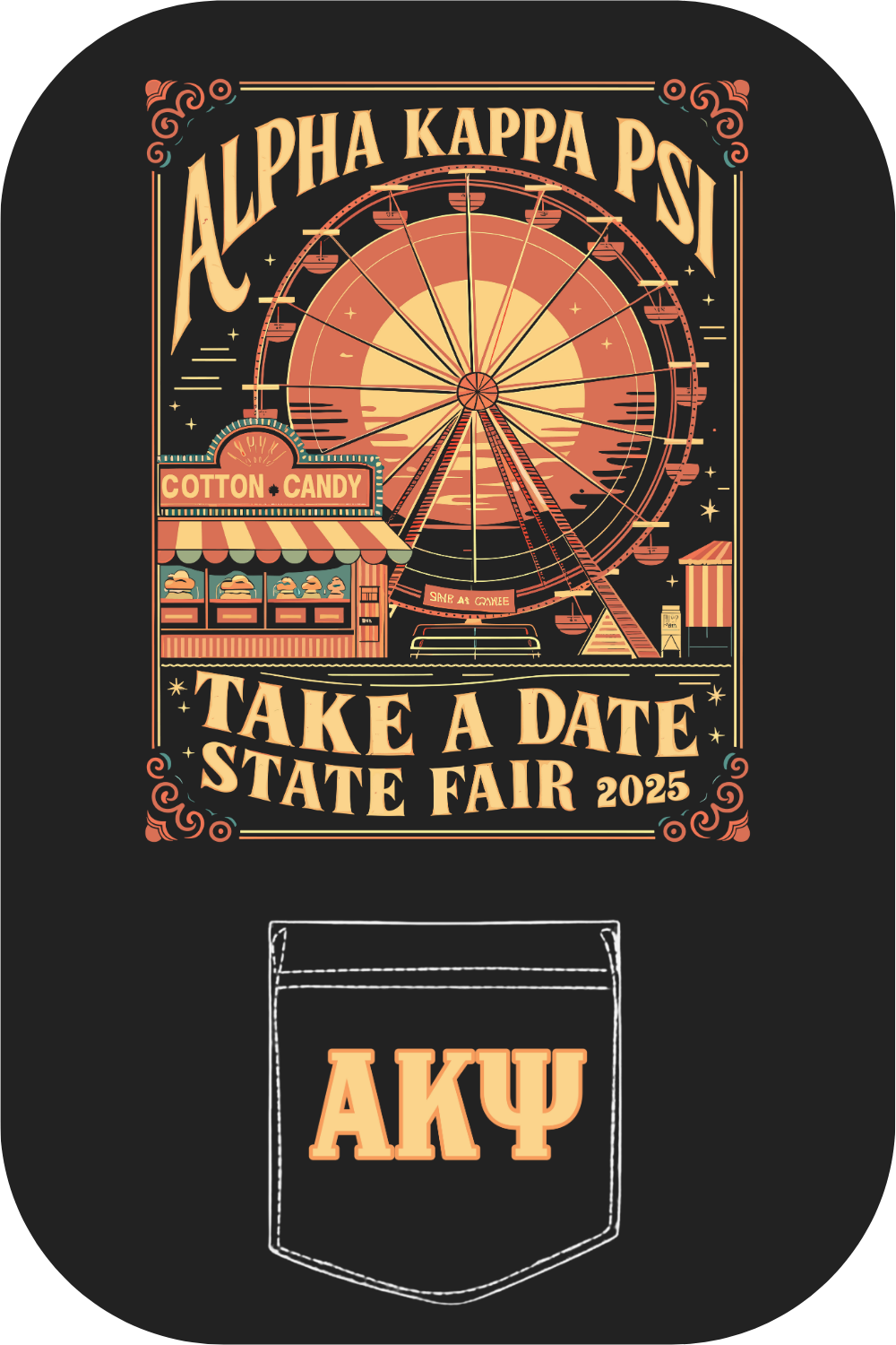 Custom Alpha Kappa Psi Take A Date