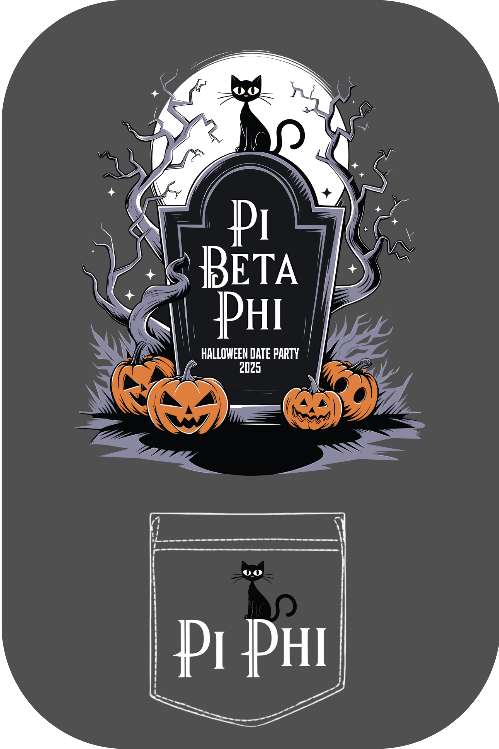 Custom Pi Beta Phi Halloween Date Party