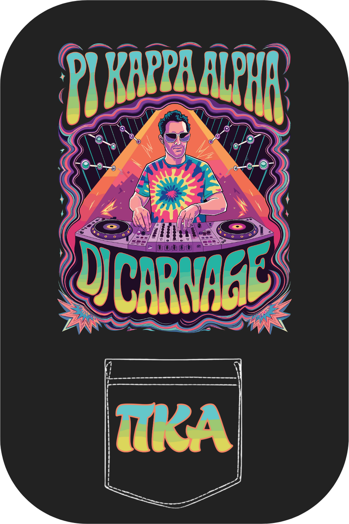 Custom Pi Kappa Alpha Dj Carnage