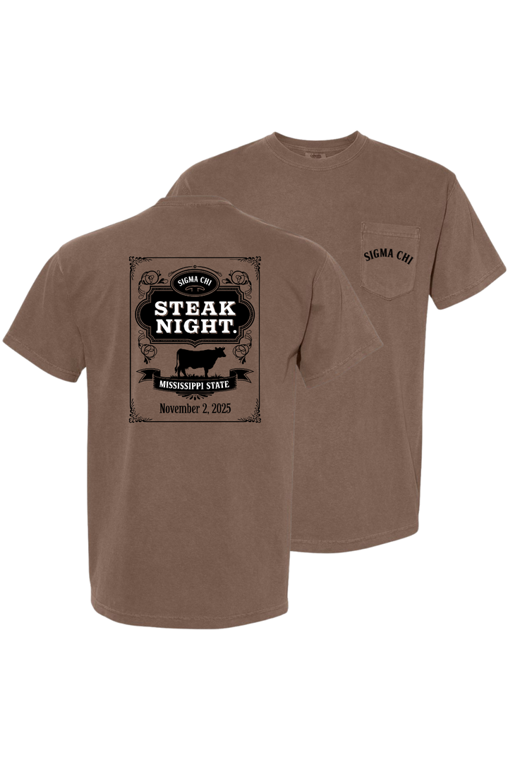 Custom Sigma Chi Steak Night