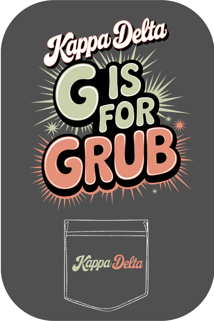Custom Kappa Delta G Is For Grub