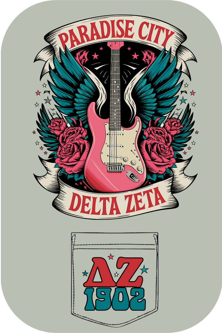 Custom Delta Zeta Paradise City