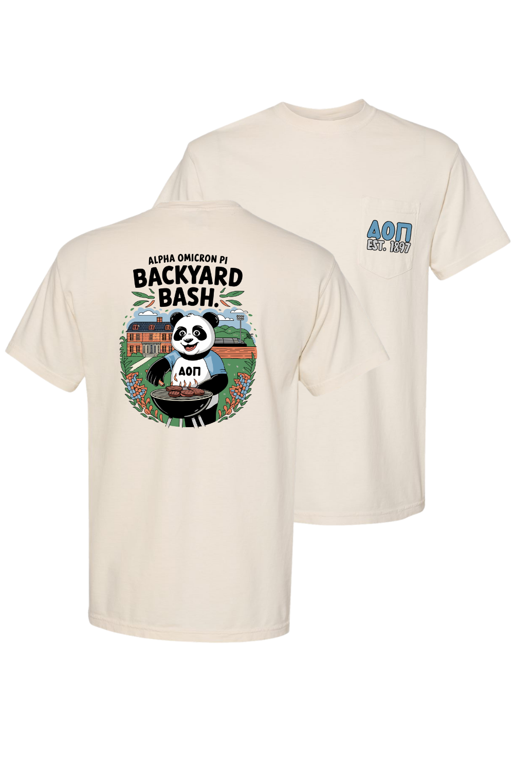 Custom Alpha Omicron Pi Backyard Bash