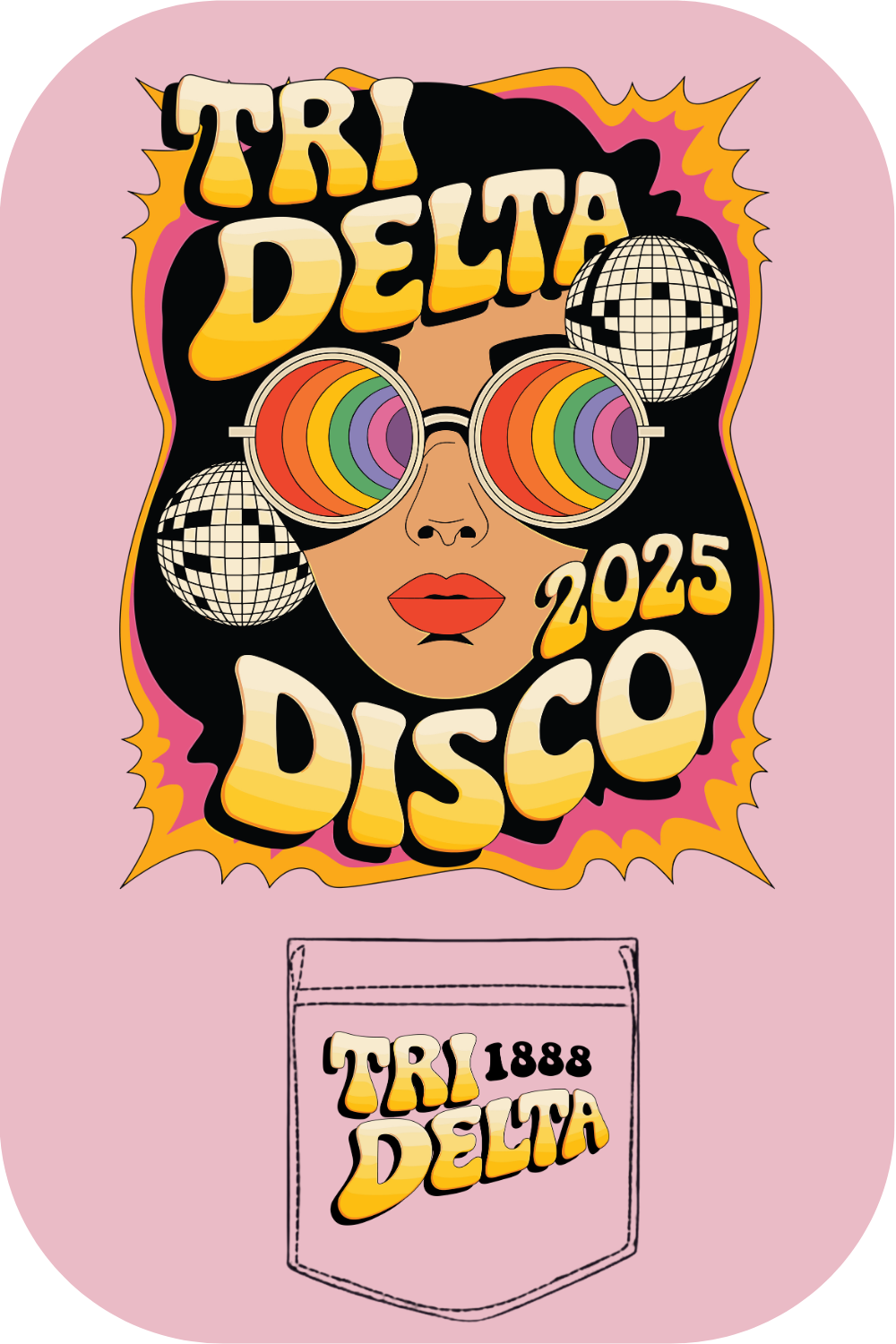 Custom Tri Delta Disco