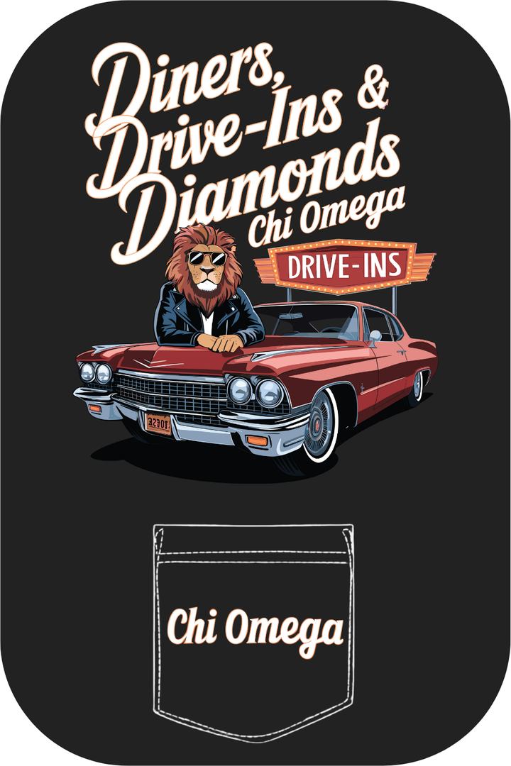 Custom Diners, Drive Ins & Diamonds Chi Omega