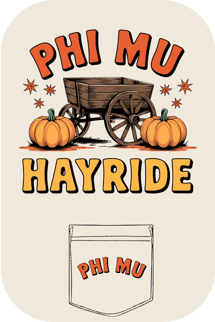 Custom Phi Mu Hayride