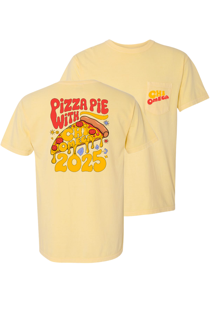 Custom Pizza Pie With Chi Omega