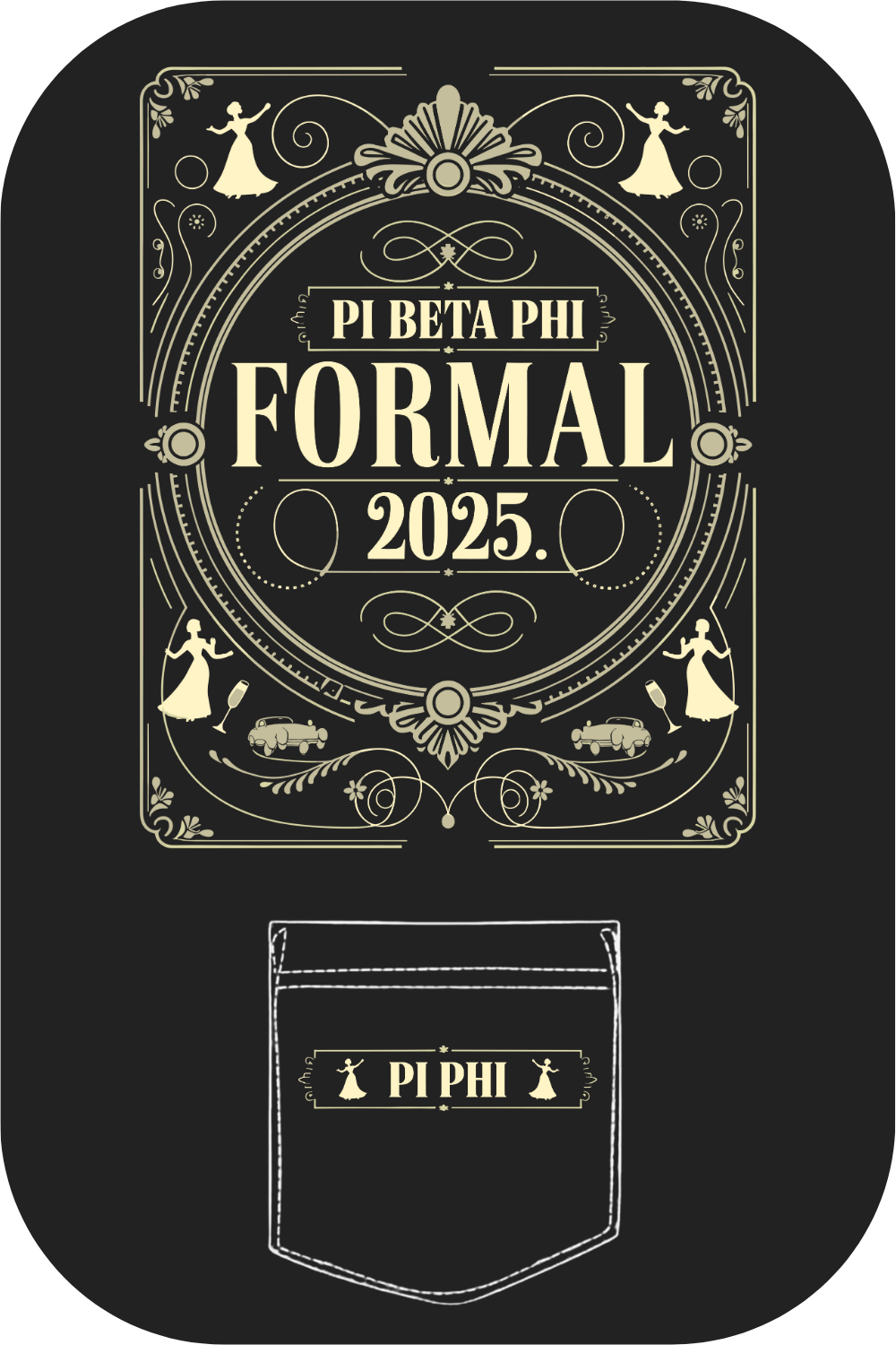Custom Pi Beta Phi Formal – Kite and Crest