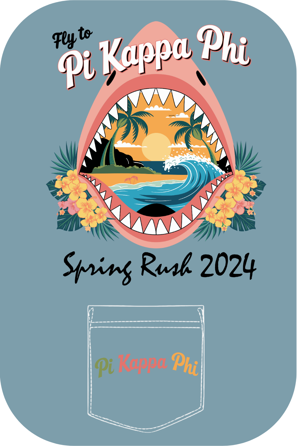 Custom Pi Kappa Phi Spring Rush – Kite and Crest