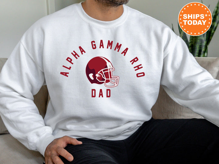 Alpha Gamma Rho Fraternity Dad Fraternity Sweatshirt | AGR Dad Sweatshirt | Fraternity Gift | College Greek Apparel | Gift For Dad _ 6697g
