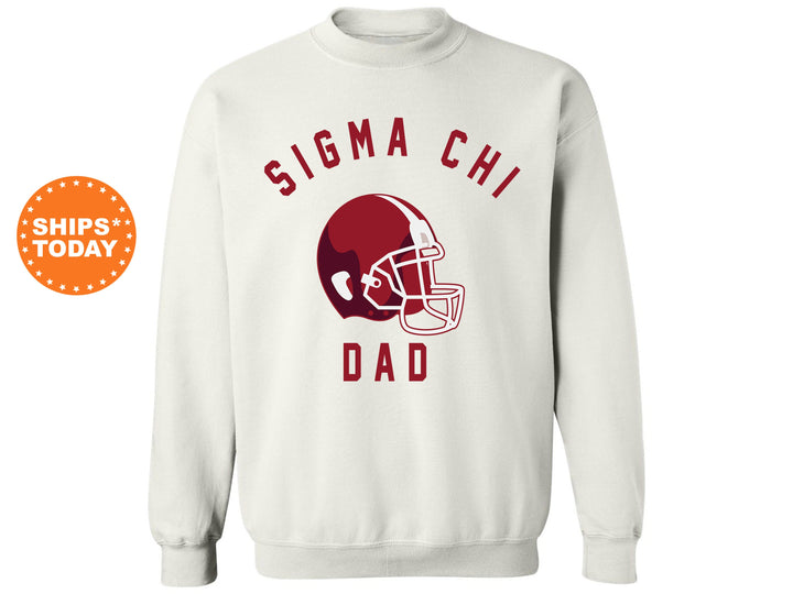 Sigma Chi Fraternity Dad Fraternity Sweatshirt | Sigma Chi Dad Sweatshirt | Fraternity Gift | College Greek Apparel | Gift For Dad _ 6718g