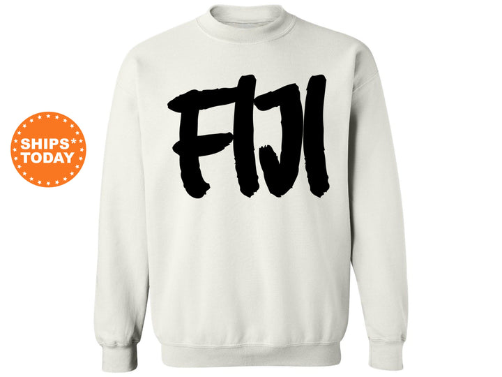 FIJI Painted Fraternity Sweatshirt | Phi Gamma Delta Fraternity Apparel | Greek Life Sweatshirt | Fraternity Gift | College Apparel _ 6458g