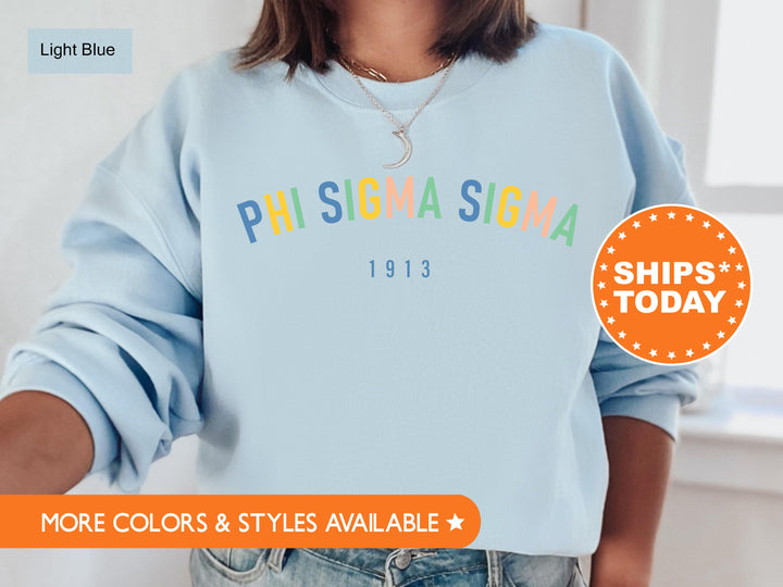 Phi Sigma Sigma Retro and Year Sorority Sweatshirt | Phi Sig Retro Sweatshirt | Sorority Hoodie | Big Little Reveal | Sorority Gifts _ 8235g