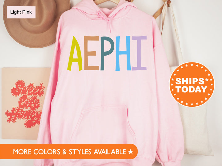 Alpha Epsilon Phi Uniquely Me Sorority Sweatshirt | AEPhi Greek Sweatshirt | Sorority Letters Crewneck | Big Little Reveal Gift _ 5812g