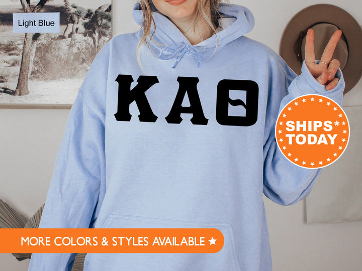 Kappa Alpha Theta Super Simple Sorority Sweatshirt | Theta Greek Letter Sweatshirt | Sorority Letters | Big Little | College Apparel 5652g