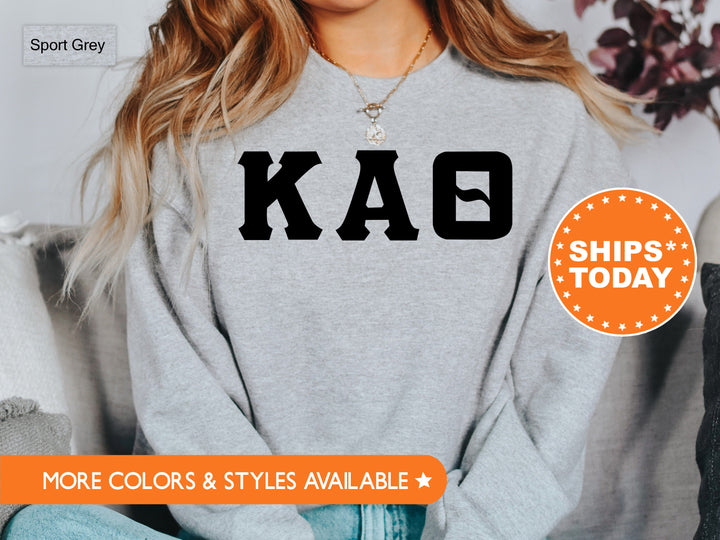 Kappa Alpha Theta Super Simple Sorority Sweatshirt | Theta Greek Letter Sweatshirt | Sorority Letters | Big Little | College Apparel 5652g