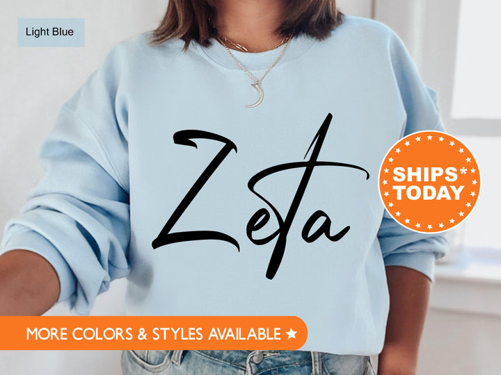 Zeta Tau Alpha Nickname Sorority Sweatshirt | Zeta Sorority Apparel | Big Little Reveal | Sorority Merch | College Greek Apparel