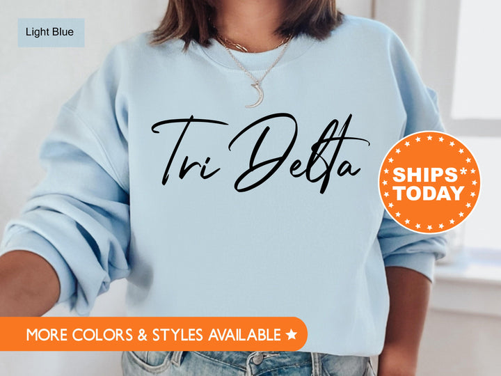 Delta Delta Delta Nickname Sorority Sweatshirt | Tri Delta Sorority Apparel | Big Little Reveal | Sorority Merch | College Apparel