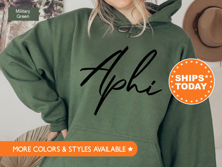 Alpha Phi Nickname Sorority Sweatshirt | Alpha Phi Sorority Apparel | Big Little Reveal | APHI Sorority Merch | College Apparel