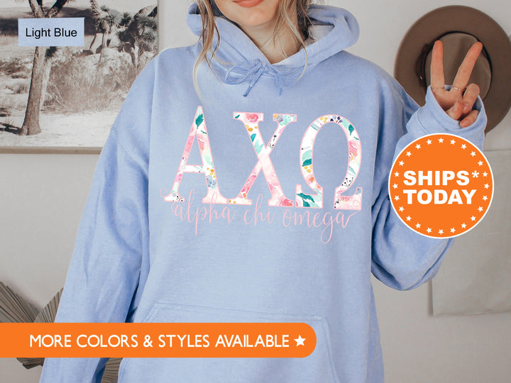 Alpha Chi Omega Simply Paisley Sorority Sweatshirt | AXO Sweatshirt | Alpha Chi Omega Sweatshirt | Greek Letters | Sorority Letters