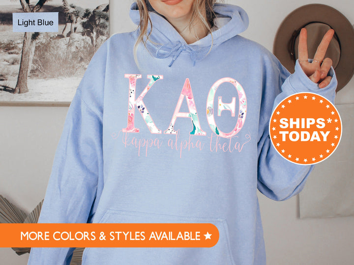 Kappa Alpha Theta Simply Paisley Sorority Sweatshirt | Kappa Alpha Theta Sweatshirt | Theta Sorority Letters | Big Little Reveal