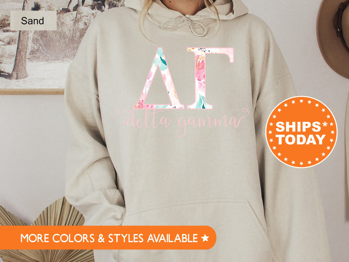 Delta Gamma Simply Paisley Sorority Sweatshirt | Delta Gamma Sweatshirt | Dee Gee Greek Letters | Big Little Gift | Sorority Hoodie