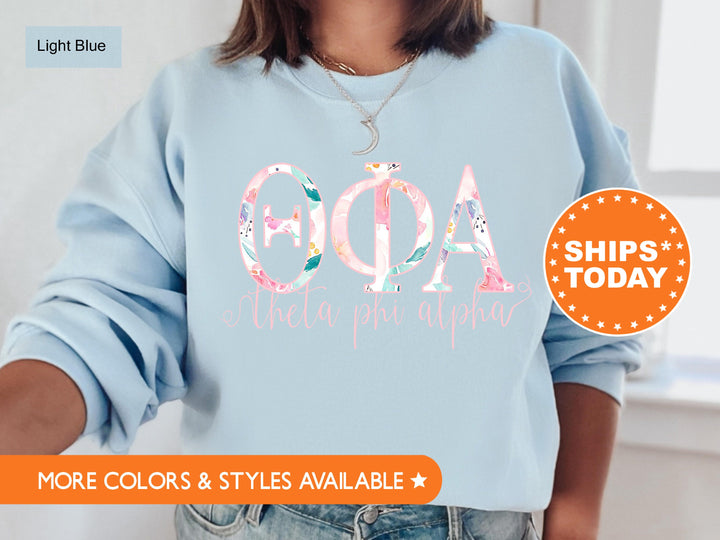 Theta Phi Alpha Simply Paisley Sorority Sweatshirt | Theta Phi Alpha Sweatshirt | Theta Phi Hoodie | Greek Letters | Big Little Gift