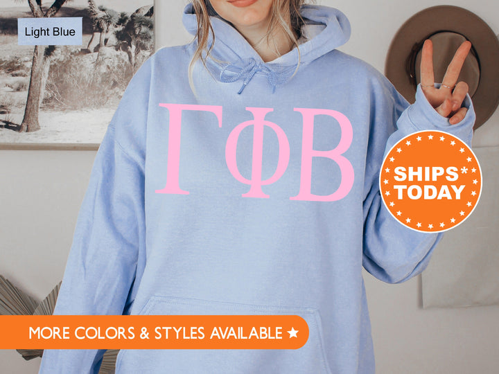 Gamma Phi Beta Just the Letters Sorority Sweatshirt | Gamma Phi Greek Letters | Sorority Letters | Big Little Reveal | Greek Apparel