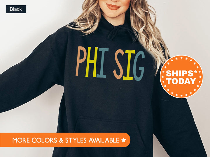 Phi Sigma Sigma Uniquely Me Sorority Sweatshirt | Phi Sig Merch | Sorority Initiation Gift | Phi Sig Hoodie | Big Little Reveal _ 5829g
