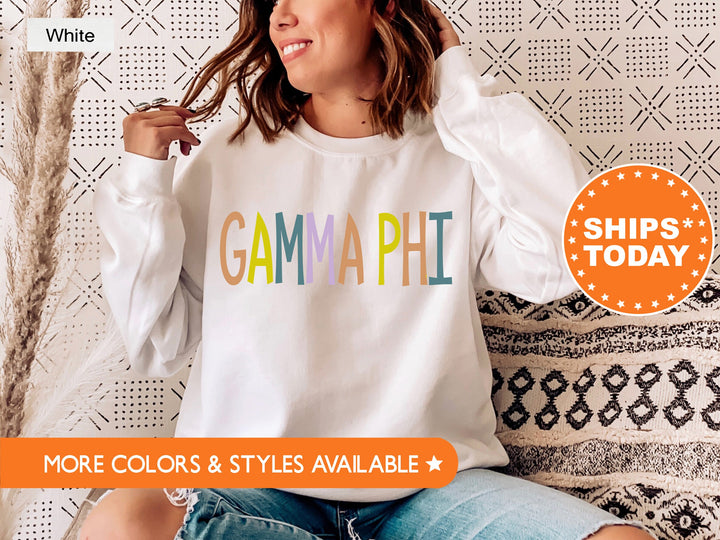 Gamma Phi Beta Uniquely Me Sorority Sweatshirt | Gamma Phi Hoodie | Greek Apparel | GPHI Merch | Bid Day Gift | Big Little Reveal _ 5824g