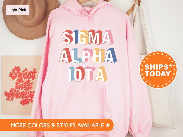 Sigma Alpha Iota Retro Sorority Sweatshirt | SAI Apparel | Sorority Hoodie | Big Little Reveal | Retro Sweatshirt | Bid Day Gifts _ 8690g