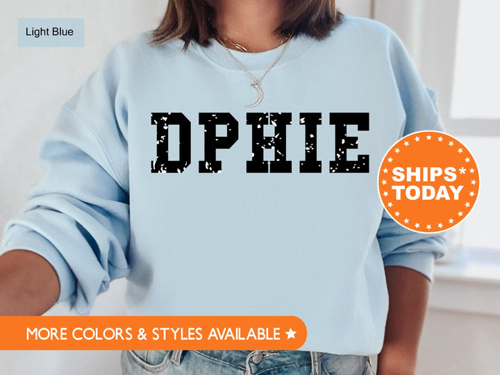 Delta Phi Epsilon Twin Dotted Sorority Sweatshirt | DPhiE Greek Sweatshirt | Sorority Apparel | Big Little Gift | Sorority Merch _ 7292g