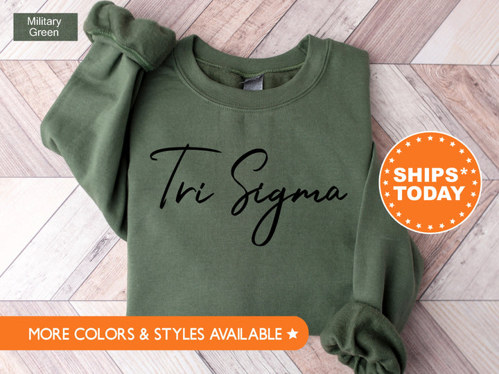 Sigma Sigma Sigma Nickname Sorority Sweatshirt | Tri Sigma Sorority Apparel | Big Little Reveal | Sorority Merch | College Apparel