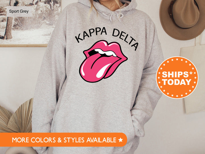 Kappa Delta Tongues Out Sorority Sweatshirt | Kay Dee Merch | Kappa Delta Sweatshirt | Sorority Gifts For Little | KD Recruitment _ 7738g