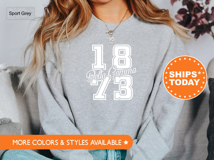 Delta Gamma Big Year Sorority Sweatshirt | Dee Gee Crewneck | Greek Apparel | Big Little Reveal | Bid Day Gift | Delta Gamma Hoodie _ 7239g