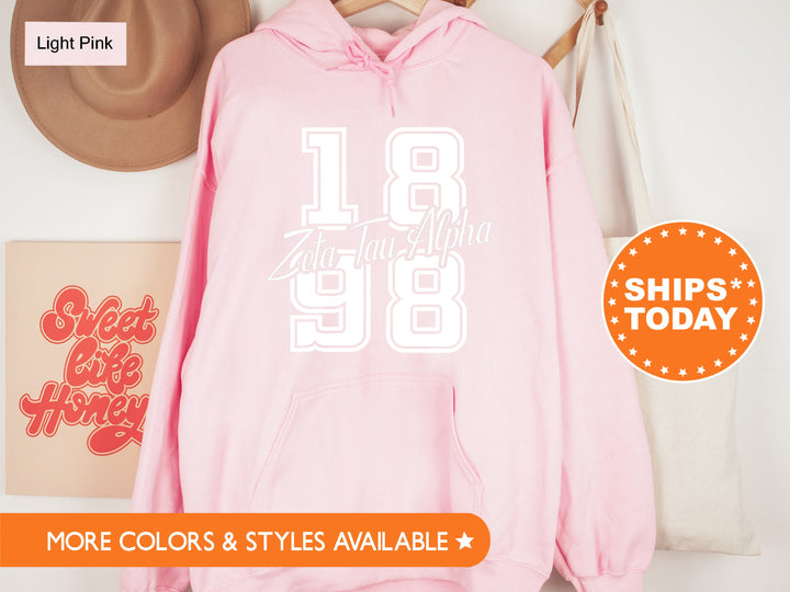 Zeta Tau Alpha Big Year Sorority Sweatshirt | Zeta Hoodie | Greek Apparel | Big Little Reveal | Bid Day Gifts | Trendy Sweatshirt _ 7253g