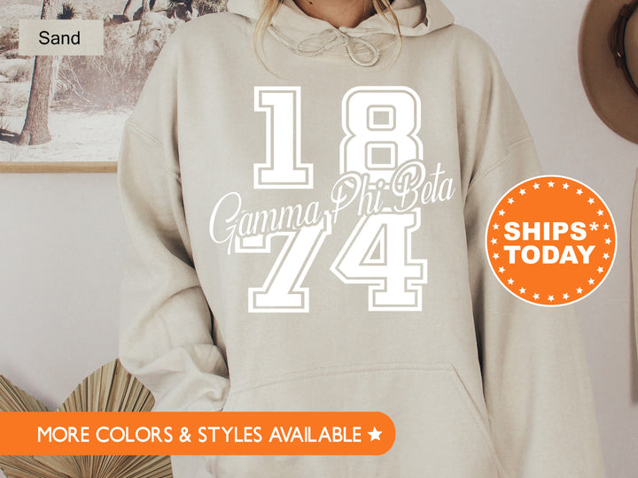 Gamma Phi Beta Big Year Sorority Sweatshirt | Gamma Phi Hoodie | GPHI Recruitment Gift | Big Little Sorority | Bid Day Basket _ 7242g