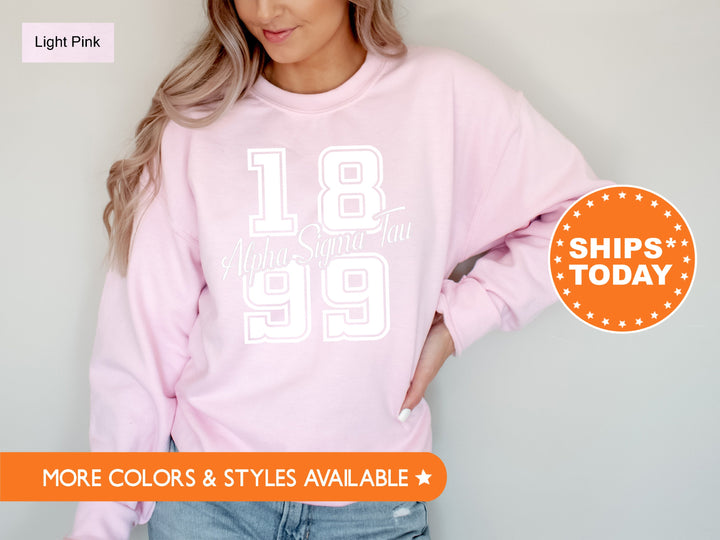 Alpha Sigma Tau Big Year Sorority Sweatshirt | AST Apparel | Sorority Hoodie | Sorority Gifts | Big Little Reveal | Bid Day Basket _ 7235g