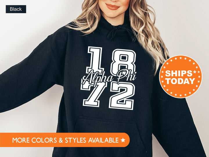 Alpha Phi Big Year Sorority Sweatshirt | APHI Apparel | Sorority Initiation | Big Little Reveal | APHI Bid Day | Alpha Phi Hoodie _ 7233g