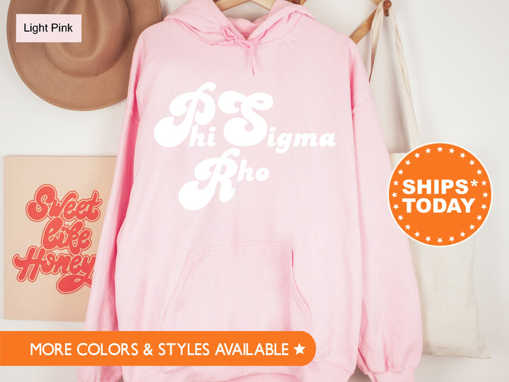 Phi Sigma Rho 80's Disco Sorority Sweatshirt | Phi Rho Sorority Apparel | Big Little Reveal | Sorority Gift | College Greek Apparel _ 8494g